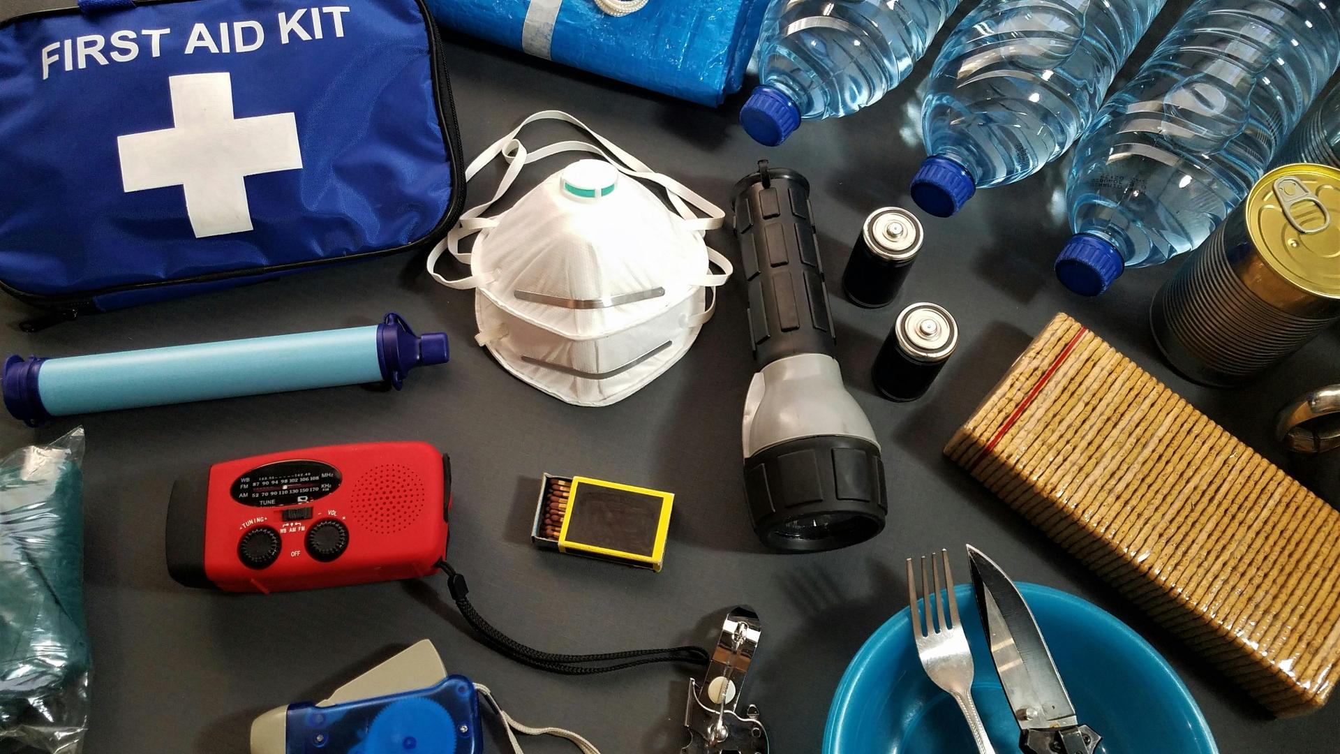 Emergency kit supplies